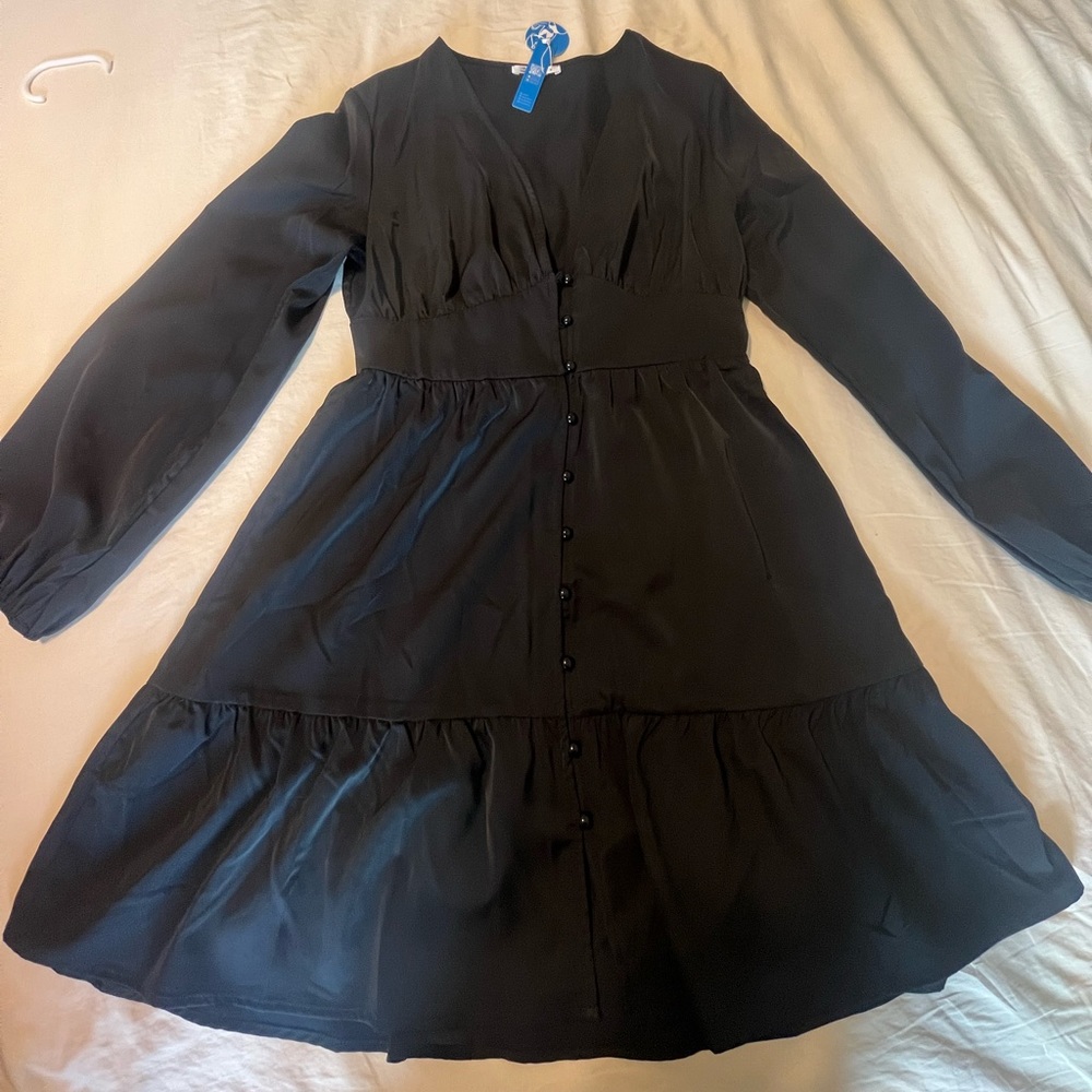 Elegant Black Women's Dress